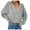 Grey, variant on Baberdicy Women's Button-Front Knit Cardigan, V-Neck Long-Sleeve Sweater, Layering for Office & Home , Button-Front Knit Cardigan, Casual Sweater Coat, Everyday Top Grey Xxl