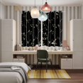 thumbnail image 6 of Curtains 84 Inches Long 2 Panels, Sparrow Grommets Window Treatment Curtain, Spring Birds on The Branches Vintage Country Black Thermal Curtains Drapes for Living Room/Bathroom, 6 of 9