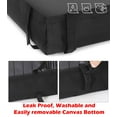 thumbnail image 5 of Double Tiers Extra Large 8 Square Feet Guinea Pig Habitat Yard Hamster Turtle Critters Dwarf Rabbit Hutch with Door Mouse Mice Bunny Enclosure with Waterproof Bottom Canvas, 5 of 8