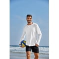 thumbnail image 4 of Pinspark 2 Pack Men's Rash Guard Shirts with Thumb Holes Lightweight UPF 50+ Long Sleeve Sun Shirt Quick Dry Fishing Shirt for Men, 4 of 6