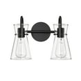 thumbnail image 2 of Millennium Lighting  Camellia 2/3/4 Light Vanity Fixture 2 Light - Matte Black, 2 of 5