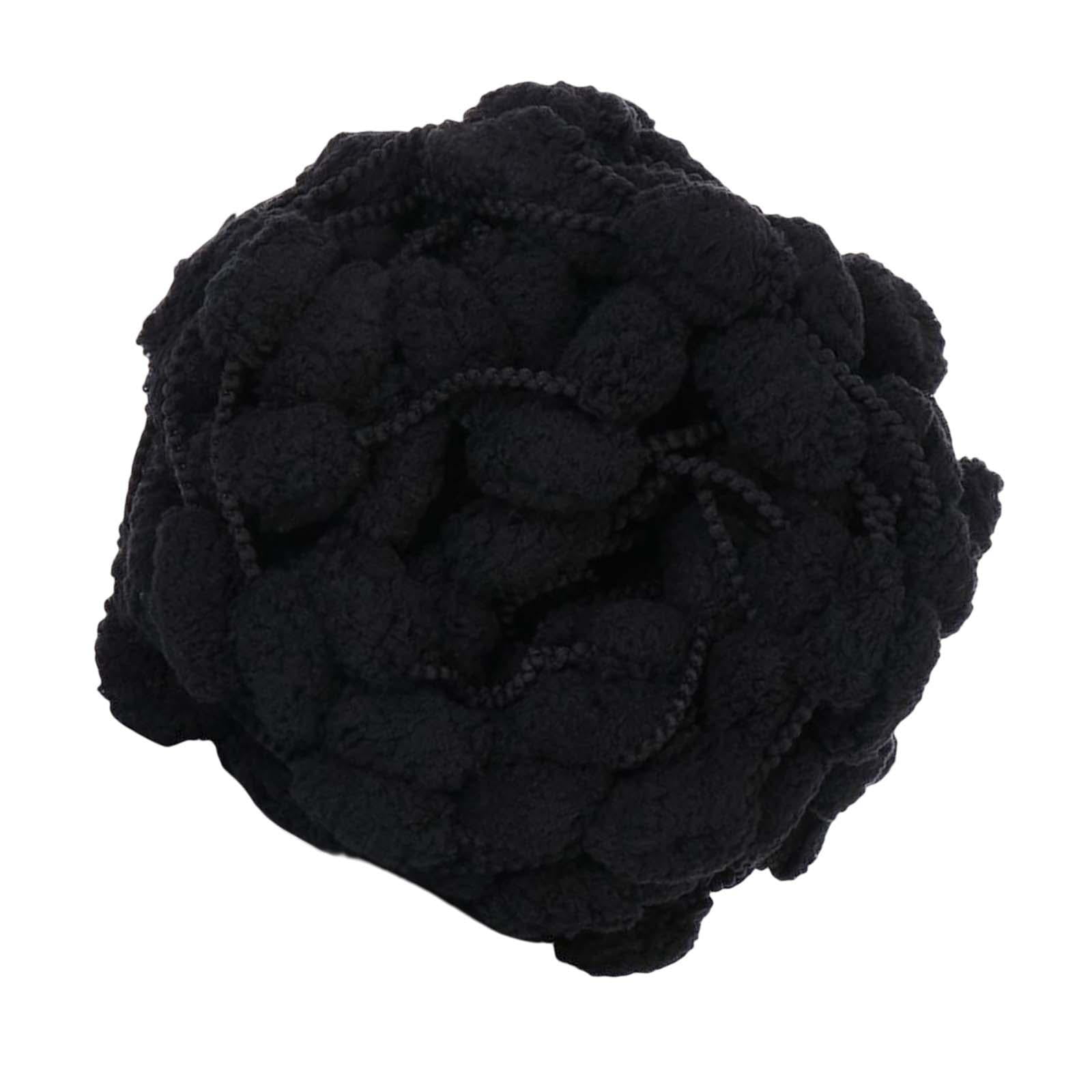 Chunky Yarn Arm Knitting Hand Knit Rug Making Crocheting Jumbo Yarn for Black
