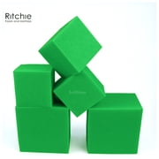 Ritchie Foam Gymnastics Foam Pit Cubes/Blocks 4 inch (Lime Green) 108 Piece, Foam Blocks for Foam Pits, Gymnastics Foam Pits, Ninja Gyms, Trampoline & Skatepark Foam Pits - Ritchie Foam & Mattress