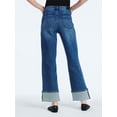 thumbnail image 3 of Scoop Women's and Women's Plus Benton Cuffed Ankle Jeans, 25", 27", and 29" Inseams, Sizes 0-26W, 3 of 5