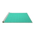 thumbnail image 2 of Ahgly Company Machine Washable Indoor Rectangle Abstract Turquoise Blue Contemporary Area Rugs, 8' x 12', 2 of 4