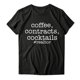 thumbnail image 2 of Gibobby Camiseta de manga corta para mujer Camisas Tops redondos Camiseta Túnica Blusa manga impresión Casual Letras Cuello Blusa mujer(Negro,G), 2 of 3