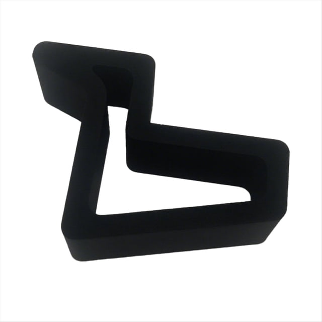 de Puerta - Cuña Resistente para Ventanas y Puertas con Base Antideslizante para Hogar, Oficina, Baño y Cocina, Color Negro.