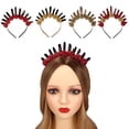 thumbnail image 2 of Natural Crystal Flower Headband Bachelorette Party Hairhoop Decorative Headdress Crown Hairband Hair Jewelry, 2 of 8