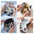 thumbnail image 2 of Bolsa de cosméticos con estampado de vaca lechera, bolsa de artículos de tocador portátil de gran capacidad, bolsa de almacenamiento de viaje portátil, bolsa de almacenamiento de artículos de tocador, 2 of 6