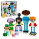 thumbnail image 1 of LEGO DUPLO Town Buildable People with Big Emotions Interactive Toy for Ages 3 and Up, 5 Characters with 10 Role-Play Faces, 71 Colorful Bricks for Mix-and-Match Customizable Fun, 10423, 1 of 5