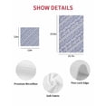 thumbnail image 7 of Blue Floral Kitchen Dish Towels for Drying Dishes Set of 2, Spring Flowers Pattern Plants Simple Vintage Waffle Weave Microfiber Hand Tea Bathroom Towels Quick Dry & Absorbent Towel 12x12, 7 of 7