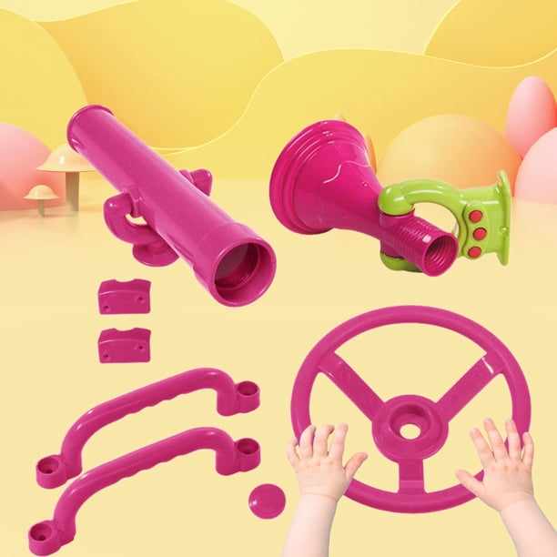 Bffcnl Équipements de Jeu pour Maison de Pirates avec Bateau Pirate et éléments de Décor pour Aire de Jeux Extérieure