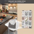 thumbnail image 5 of Yayeee Toggle Light Switch Wall Plate 1-Gang 4.5"x2.7" Home Decorative Outlet Cover, Gray Cat Pattern, 5 of 7