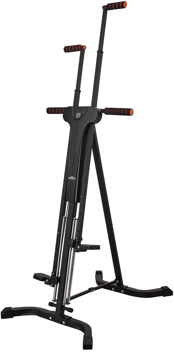 Relife Rebuild Your Life Vertical Climber For Home Gym Folding Exercise Cardio Workout Machine Stair Stepper Newer Version Walmart Com Walmart Com