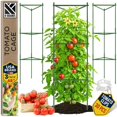 thumbnail image 1 of Jaula para tomates K-Brands, paquete de 3, soporte ajustable de 122 cm, 1 of 9