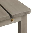 thumbnail image 5 of Casafield Adirondack Side Table, Cedar Wood End Table with Shelf for Patio, Lawn, and Garden - Gray, 5 of 8