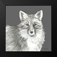 thumbnail image 2 of Wilson, Kelsey 12x12 Black Modern Framed Museum Art Print Titled - Watercolor Pencil Forest color III-Fox, 2 of 5
