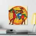 thumbnail image 3 of Saddle in Soft Colors - Canvas, 3 of 10