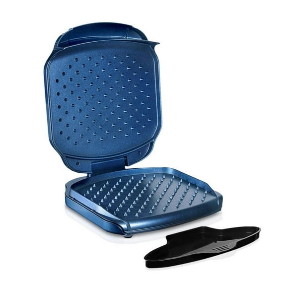 Granitestone Classic Blue Ultra-Durable Non-Stick Diamond Infused Spike Express Electric Grill, 64 sq. in.