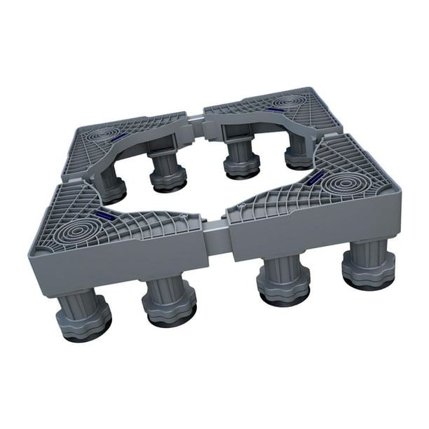 Base ajustable para lavadora, ajustable para congeladores, secadoras y refrigeradores. 8 patas