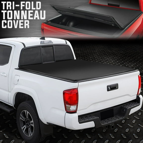 Nuvision for 16-23 Toyota Tacoma Truck 5Ft Short Bed Soft Top Tri-Fold Tonneau Cover