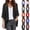 Black, variant on Lightweight Cardigans for Women Solid Color Chiffon Kimono Cardigans Loose Beach Cover Up Half Sleeve Tops