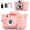 Pink, variant on Kids Camera Toy, Cute Dolphin Cartoon Silicone Cover with 1080 HD, Toddler Selfie Digital Video Mini Camera for 3 4 5 6 7 8 9 10 12 Year Old Boys Girls, Christmas & Birthday Gifts, 32GB Card (Pink)