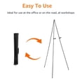thumbnail image 6 of Strong Metal Display Art Easel With Foldable Design And Stable Base Great For Art Students And Professional Creators, 6 of 8