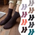thumbnail image 3 of VISALY warm socks Solid Color Bandanas | Cycling Socks Womens Women's Autumn and Winter Thick Wool Socks Womens Ruffle Socks Womens No Show Socks Size 6-8 Womens Tube Socks, Small, 3 of 3