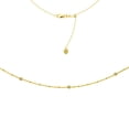 thumbnail image 1 of 4 Stations  Cz Choker 14k Yellow Gold Necklace, 16" Adjustable, 1 of 1