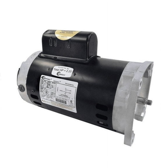 Regal Beloit B855 2 HP 56Y Square Flange Up-Rated Pool & Spa Pump Motor, Threaded Shaft