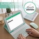 thumbnail image 4 of Detachable BT Keyboard Case with Elastic Pen Slot Compatible with iPad Pro 10.5/ Air3 10.5 2019/ iPad 10.2 2020 Green, 4 of 5