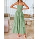 thumbnail image 2 of Vestido largo ZESICA Summer 2025 sin tirantes con hombros descubiertos para mujer, 2 of 9