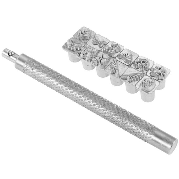 KALLORY Metal Stamping Tools Silver For Beginners 1 Set