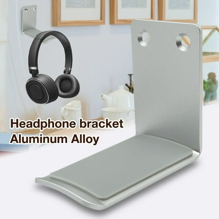Headphone Stand Hanger Headset Holder Headphone Storage Bracket Aluminum Headphone Holder With Strong Adhesive Tape For Headphones