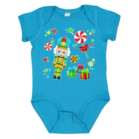 

Inktastic Holiday Nutcracker and Candy for Christmas Gift Baby Boy or Baby Girl Bodysuit