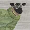 thumbnail image 2 of Reed, Tara 20x20 White Modern Wood Framed Museum Art Print Titled - Intellectual Animals IV Sheep and Sweater, 2 of 4