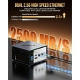 thumbnail image 4 of GMKtec AI Mini Gaming PC, AMD Ryzen AI 9 HX-370 Serie(5.1GHz), 32GB RAM 2TB SSD, Desktop Mini Computers, Oculink Port, EVO-X1, 4 of 10
