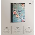 thumbnail image 2 of The Bird's Garden Canvas Vintage Animal Art by Art Remedy, Black Frame, 24" x 36", 2 of 7
