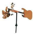 thumbnail image 1 of Figuras Viento Metal Guitarra Hecha A Mano para El Patio Del Césped (oro), 1 of 4