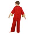 thumbnail image 2 of Miutii Kids Boys 2 Piece Worship Praise Dance Outfit Long Sleeve Metallic Pullover Top with Liturgical Pants Set Red 16, 2 of 7
