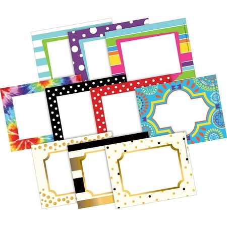 UPC: 0704068035348 | Barker Creek Curated Collection Name Tags  3-1/2  x 2-3/4   Set Of 270 Name Tags