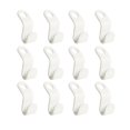thumbnail image 1 of dvypyn 12 piezas Ganchos conectores para perchas Blanco, 1 of 6
