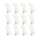 thumbnail image 1 of Ganchos de conexión para perchas Snmubt (12 piezas, blancos), 1 of 6