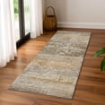 thumbnail image 6 of Addison Rugs Mayfield Premium Machine Washable Transitional Abstract Brown Runner Rug, 2'3" x 7'6", 6 of 6