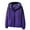 Purple, variant on Windbreakers for Men Hooded Zipper Pocket Jacket Workwear Casual And Handsome Interchange Jacket Loose Coat Black M Men's Windbreaker Jacket