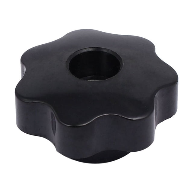 Pomo de plástico negro de 50mm de diámetro con rosca hembra M8 para herramienta de máquina