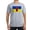 Heather Gray, variant on CafePress - Ukrainian Flag With Fist T Shirt - Men's Fitted T-Shirt
