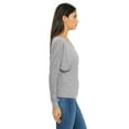 thumbnail image 2 of Bella + Canvas Ladies' Flowy Long-Sleeve Off Shoulder T-Shirt, 2 of 3