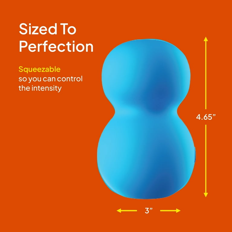 Hello Cake Double-Sided Stroker for Men, Waterproof Massager Toy with  Ribbed & Beaded Textures, Blue - Walmart.com